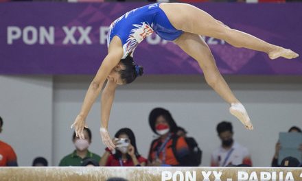 Pesenam Artistik Indonesia Tembus Final Nomor Beam