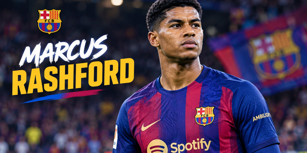 Jejak Marcus Rashford Bersama Klub Catalunya Barcelona!