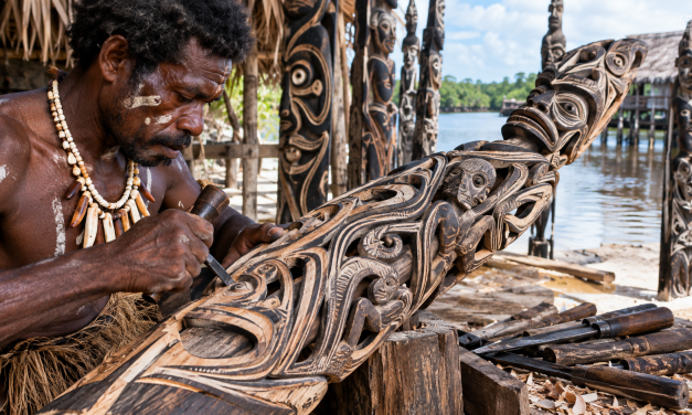 Seni Ukir Suku Asmat: Jejak Tradisi Identitas Masyarakat Papua