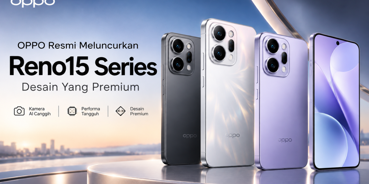 Oppo Resmi Meluncurkan Reno 15 Series Desain Yang Premium