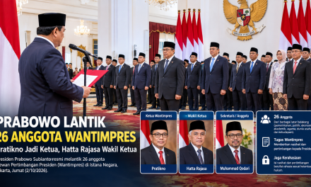Presiden Prabowo Lantik Anggota Wantimpres, Pratikno Jadi Ketua